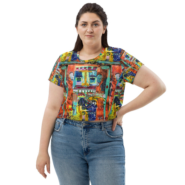 All-Over Print Crop Tee