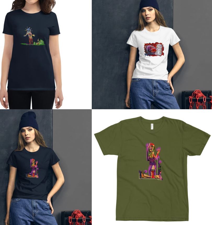 T-Shirts from The Lost Angels Guide Comix