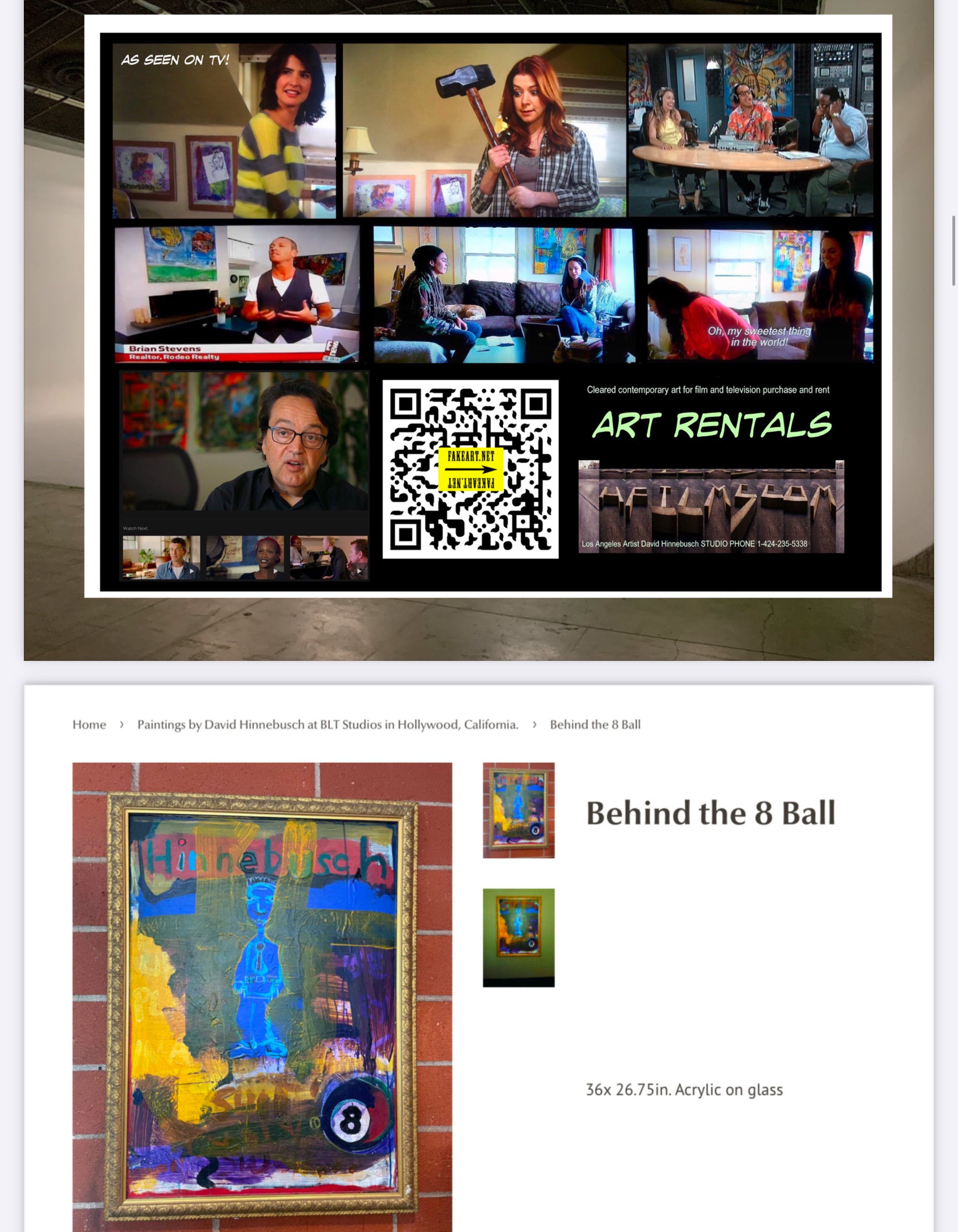 Free PDF Catalog of David Hinnebusch artwork at BLT Studios