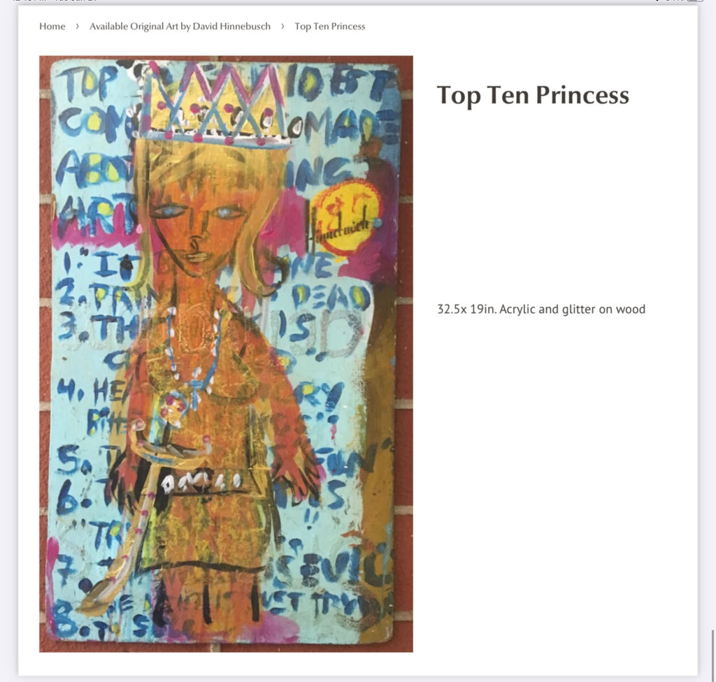 Free PDF Catalog of David Hinnebusch artwork at BLT Studios