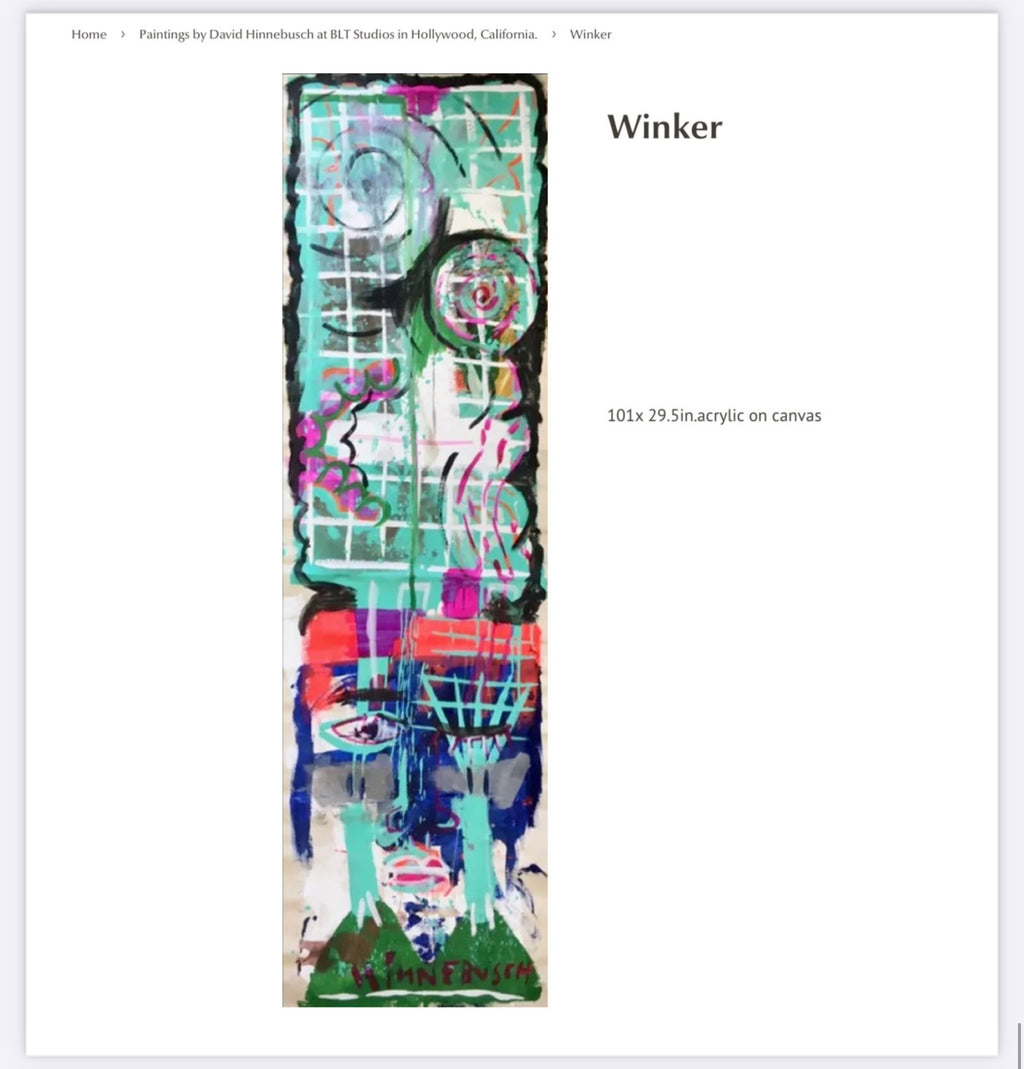 Free PDF Catalog of David Hinnebusch artwork at BLT Studios