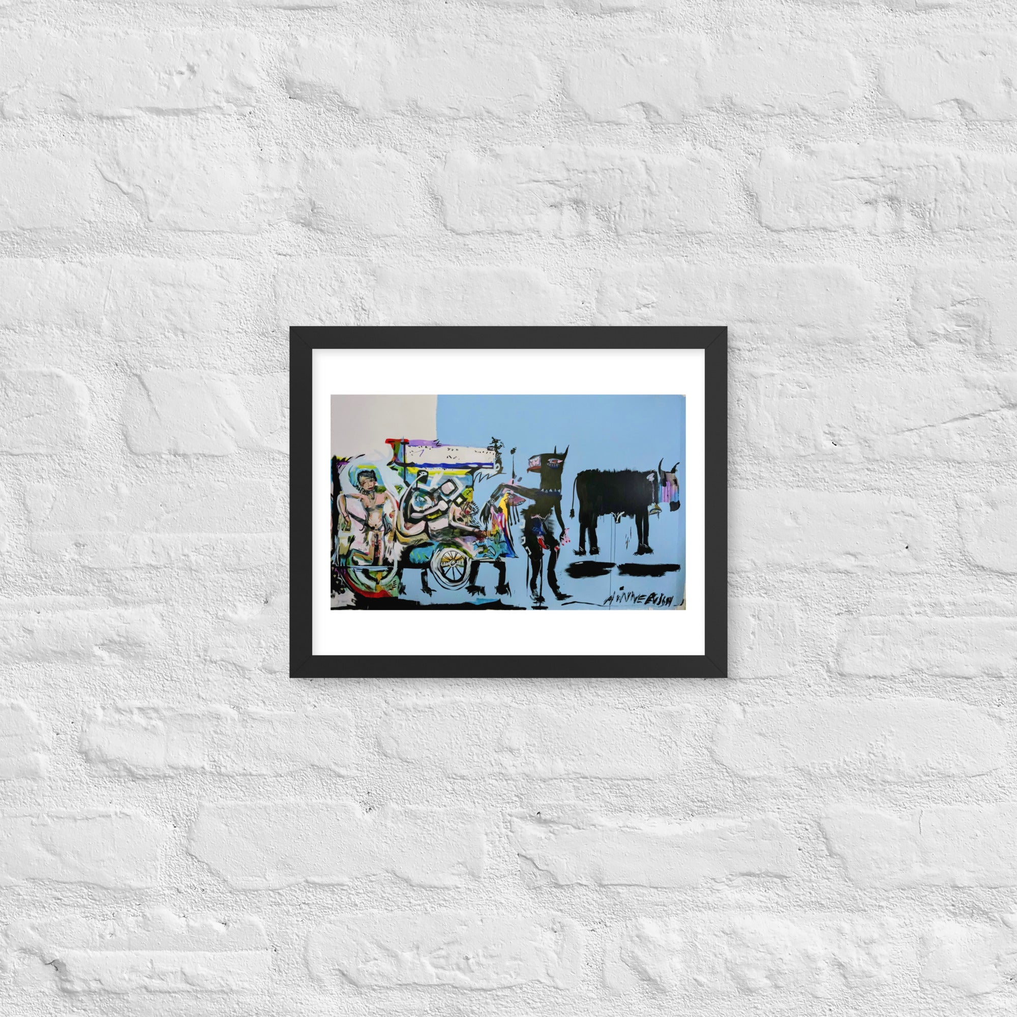 Caravan | Framed photo paper poster