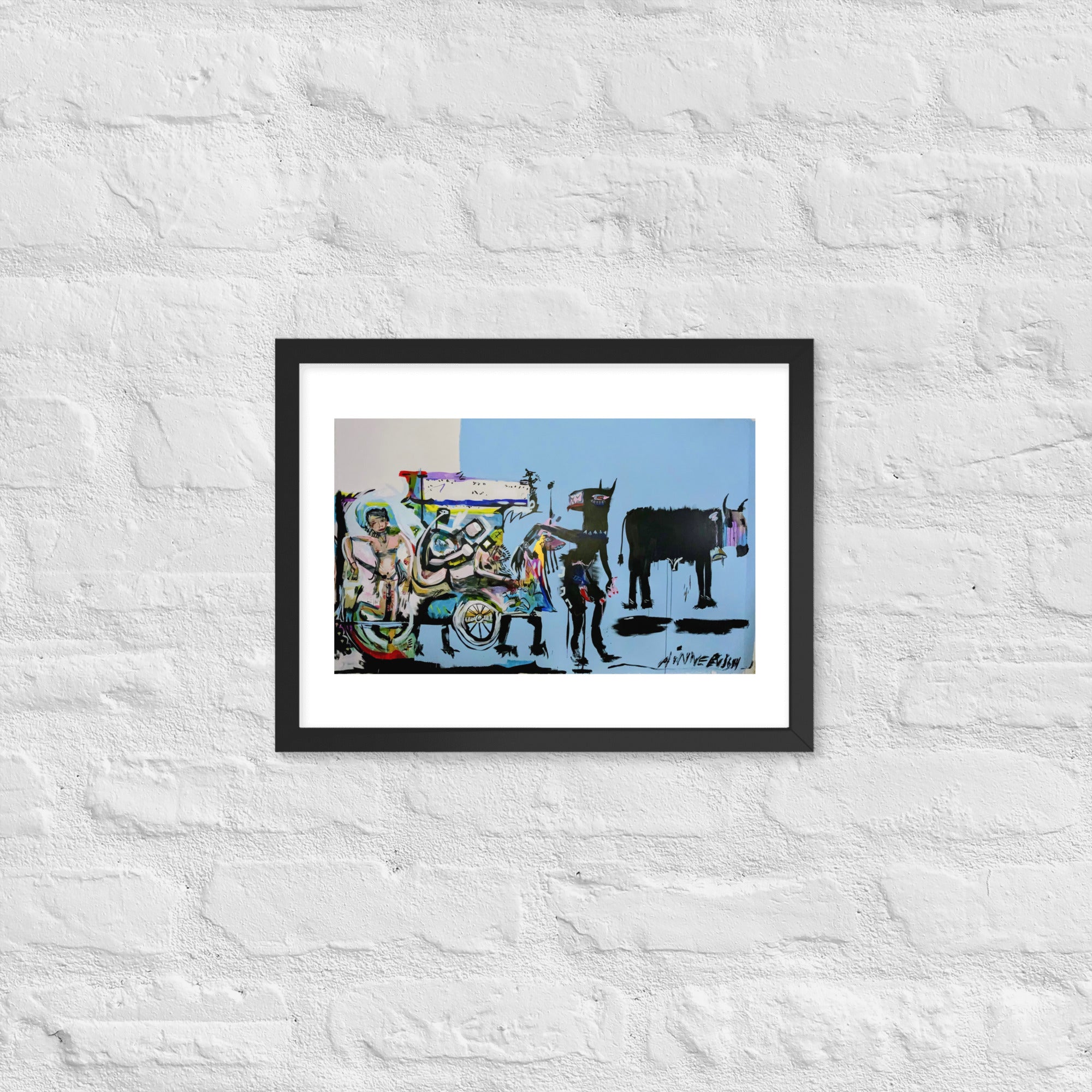 Caravan | Framed photo paper poster