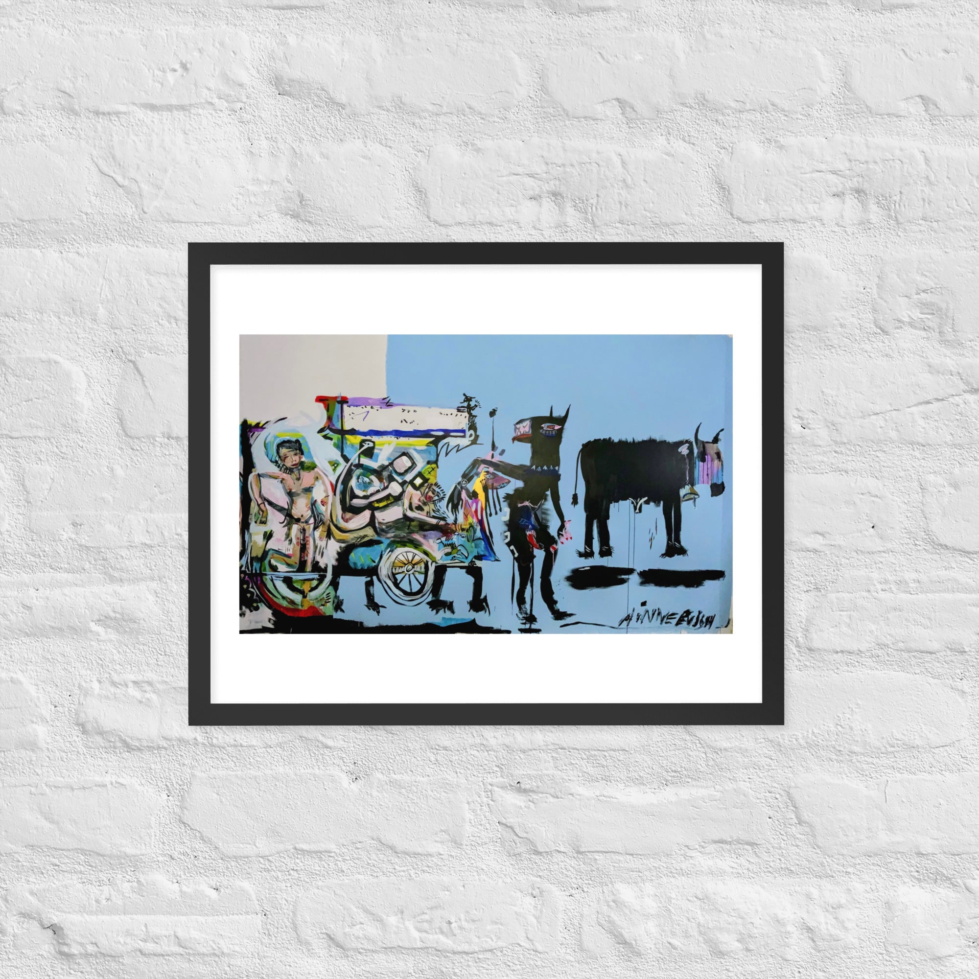 Caravan | Framed photo paper poster
