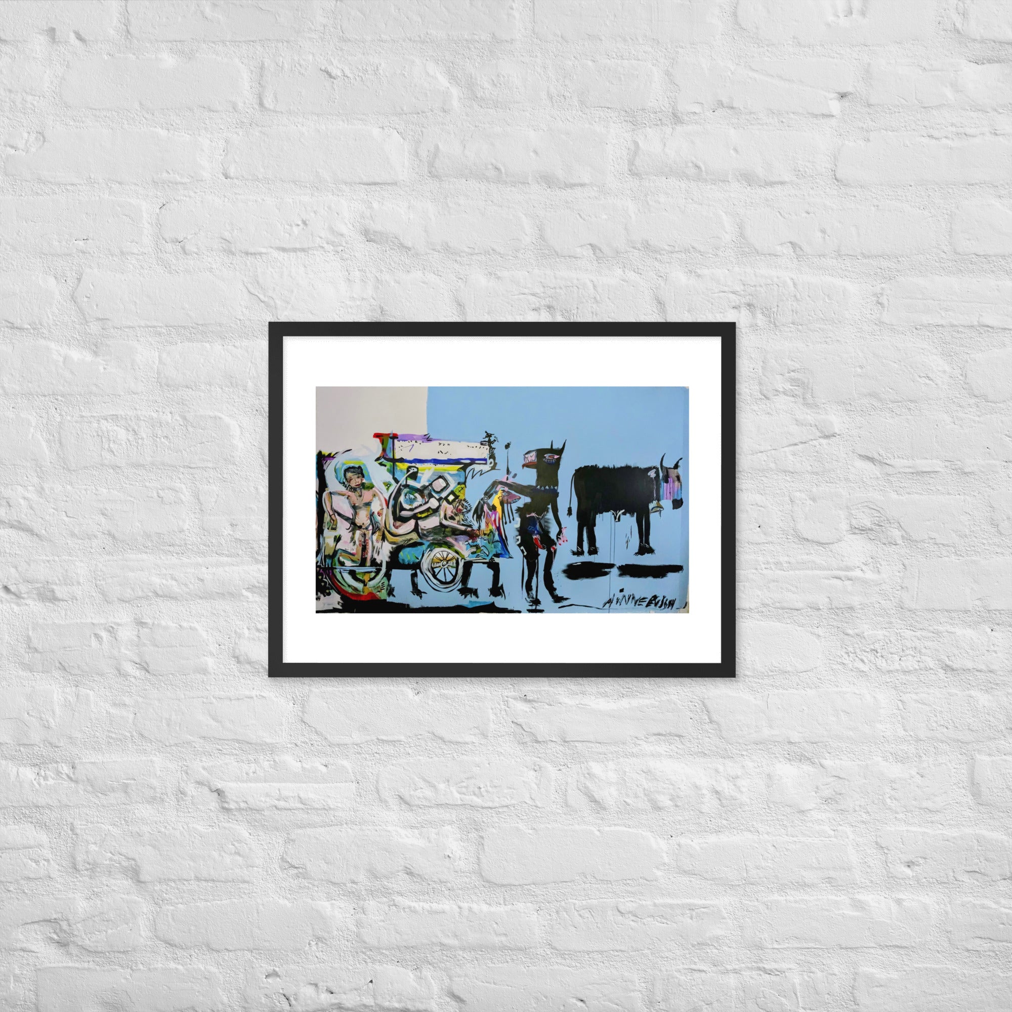 Caravan | Framed photo paper poster