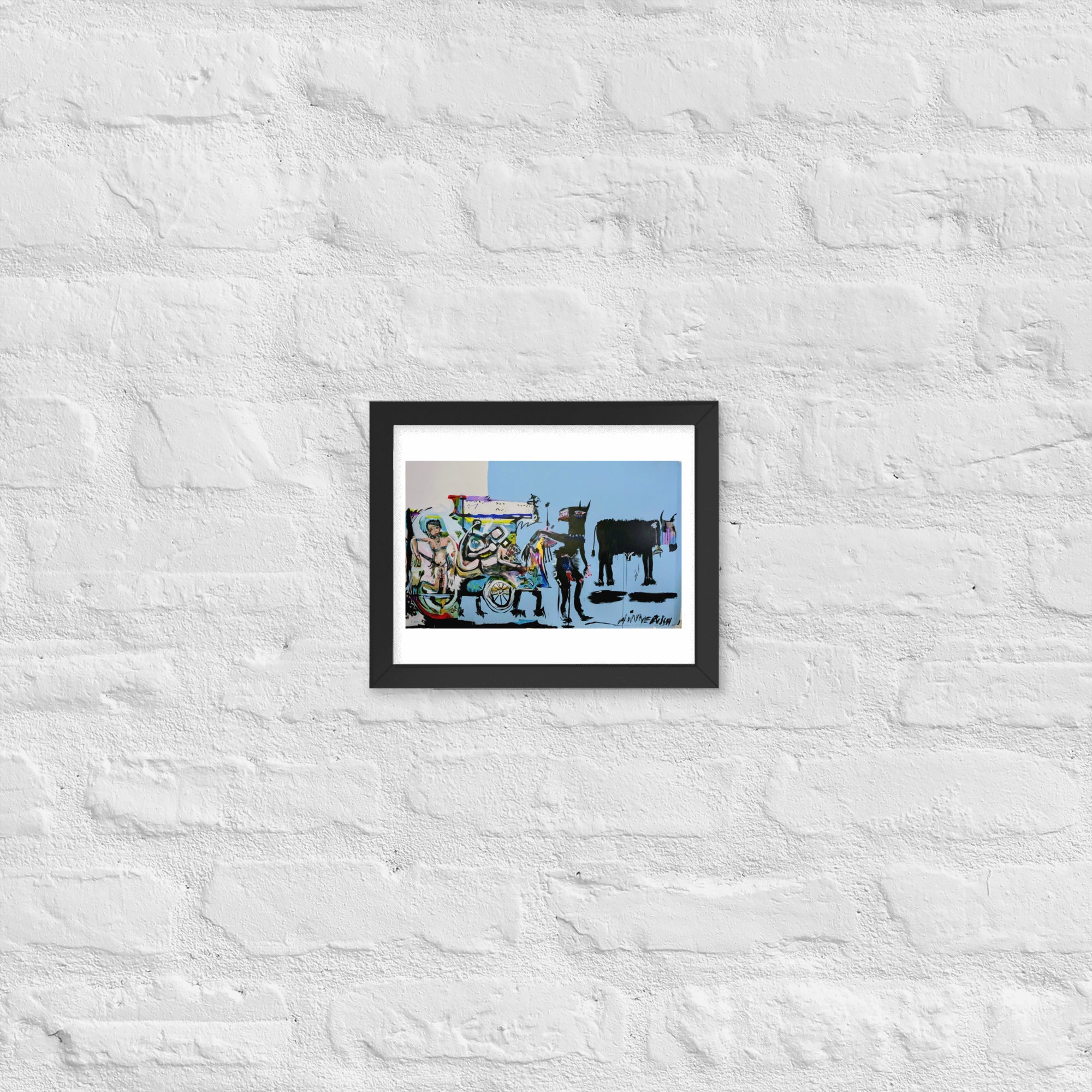 Caravan | Framed photo paper poster