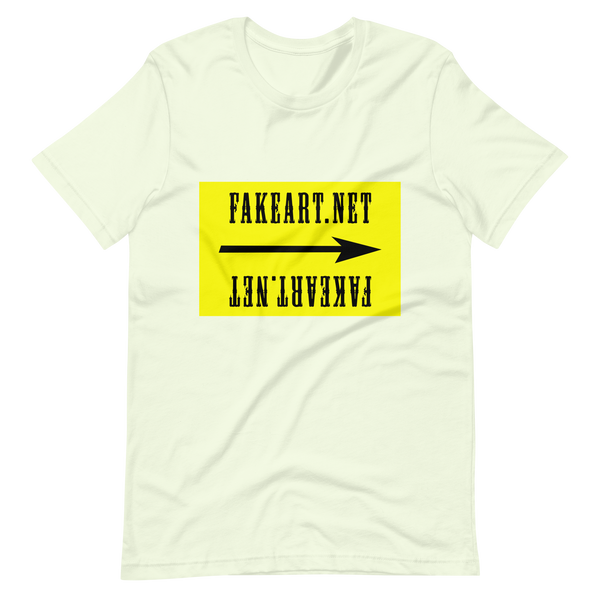 FakeArt Production Sign - David Hinnebusch Comix - Short-Sleeve Unisex T-Shirt