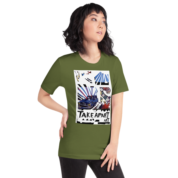 Take Art Apart  - David Hinnebusch Comix - Short-Sleeve Unisex T-Shirt