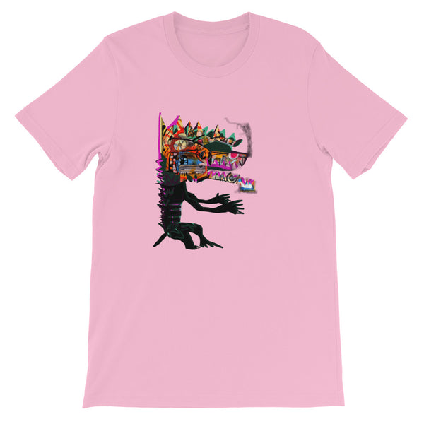 Dragon with a C-10 Grill - David Hinnebusch Comix - Short-Sleeve Unisex T-Shirt