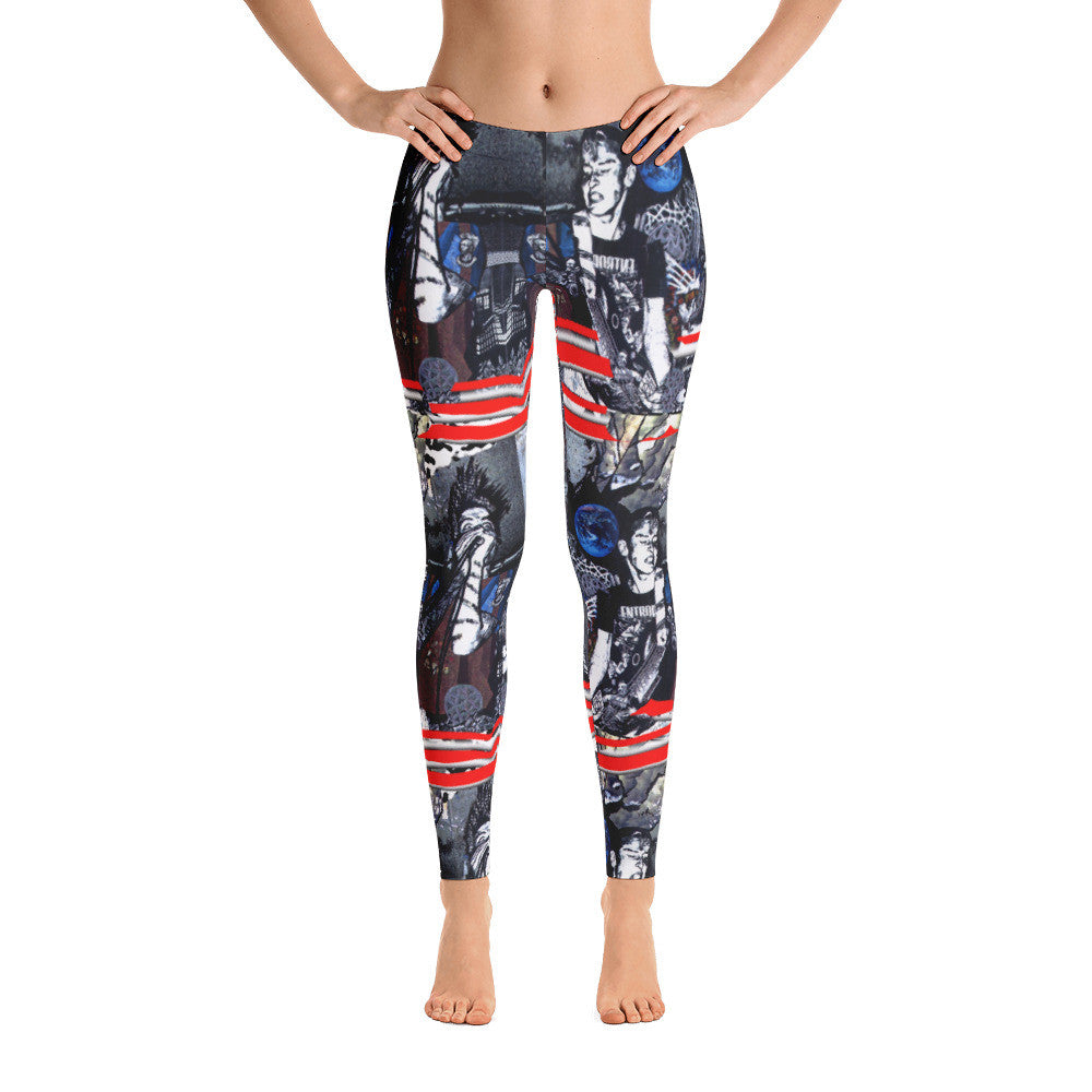 Entropy Punk Rock Leggings - Hinneline Designs