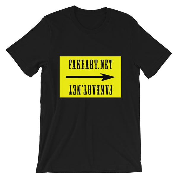 FakeArt Production Sign - David Hinnebusch Comix - Short-Sleeve Unisex T-Shirt