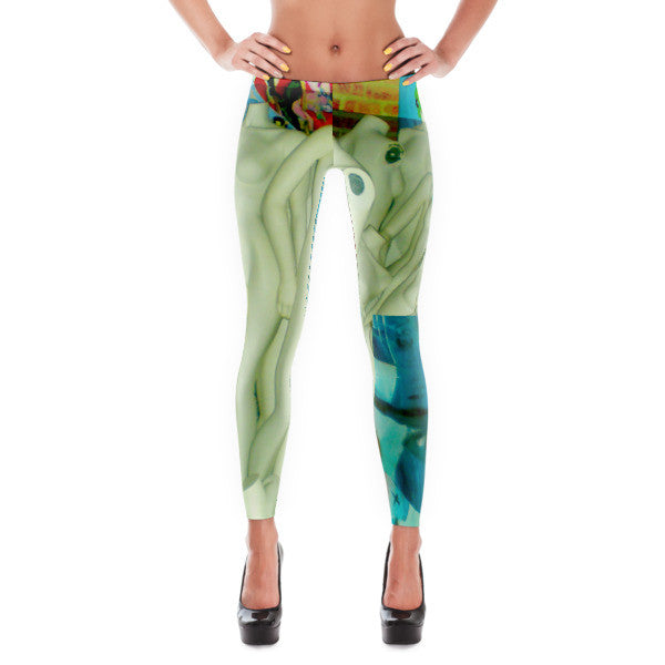 Cream Tea - Hinne-quin Mannequins - Hinneline Designs - Leggings