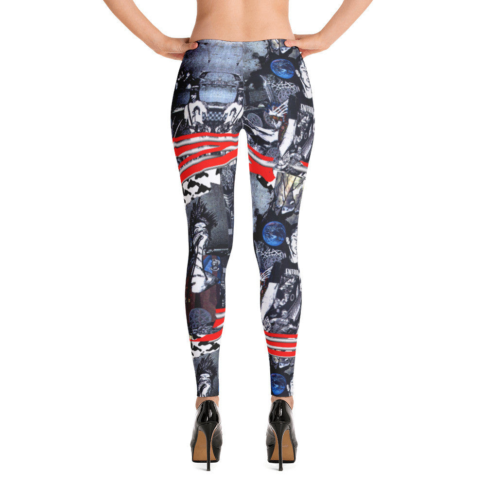 Entropy Punk Rock Leggings - Hinneline Designs