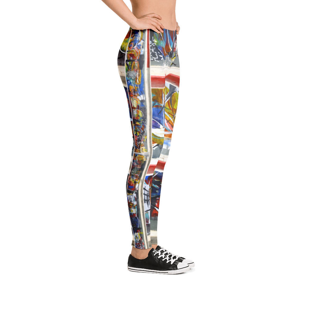 The Pacific and Brooks Mural Leggings - Hinneline - David Hinnebusch Designs