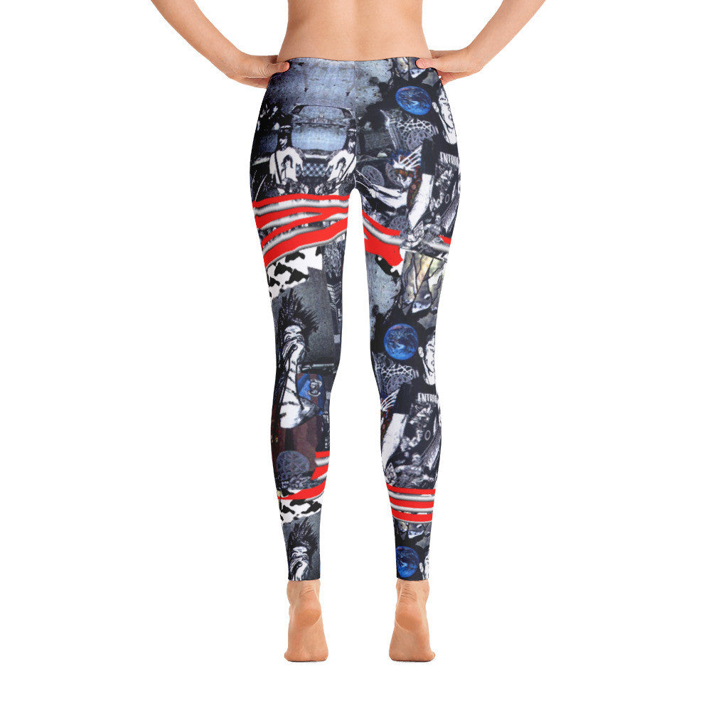 Entropy Punk Rock Leggings - Hinneline Designs