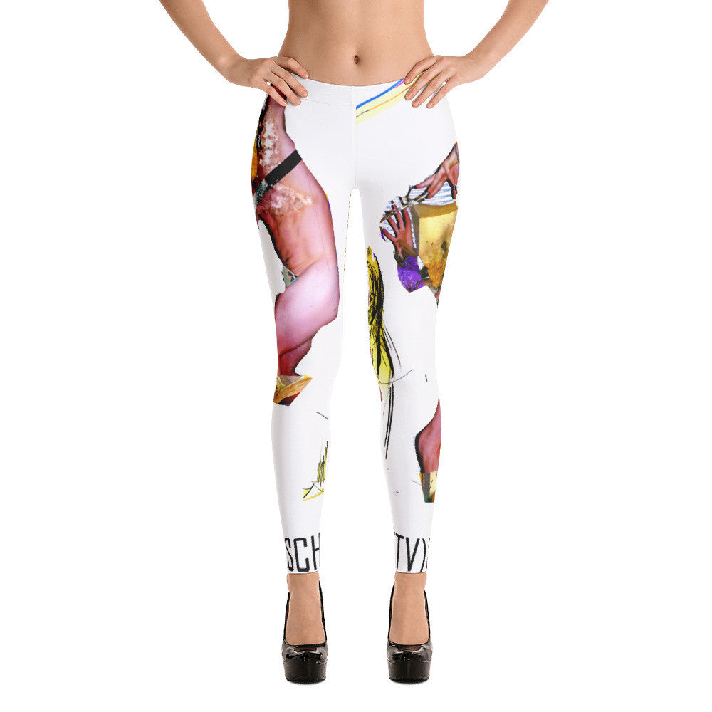 Naked Guy on my Thigh - Hinneline Leggings