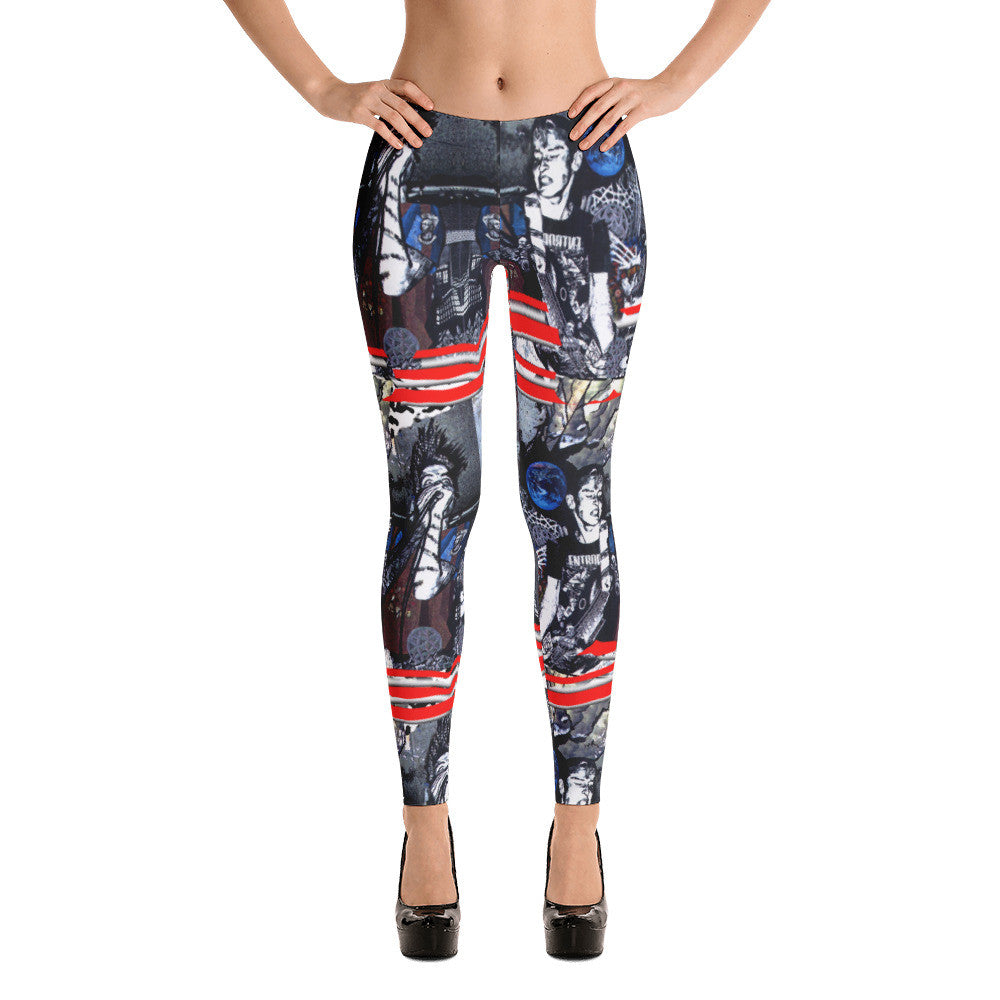 Entropy Punk Rock Leggings - Hinneline Designs