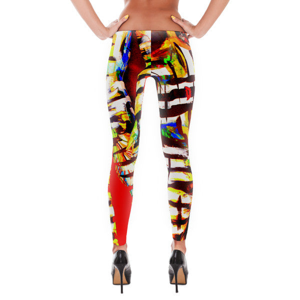Hot Stripes - Hinne-quin Mannequins - Hinneline Designs- Leggings