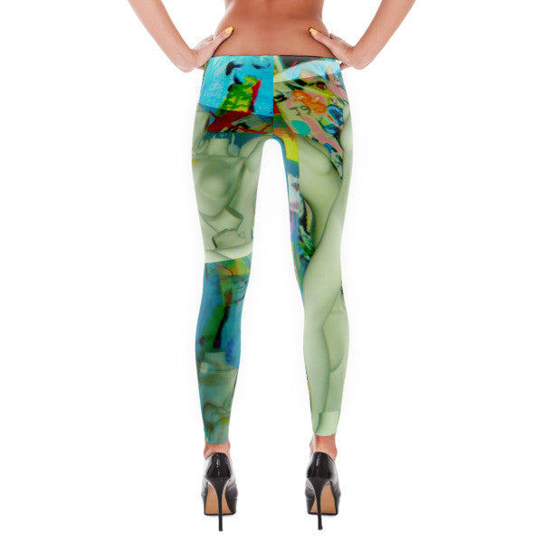 Cream Tea - Hinne-quin Mannequins - Hinneline Designs - Leggings