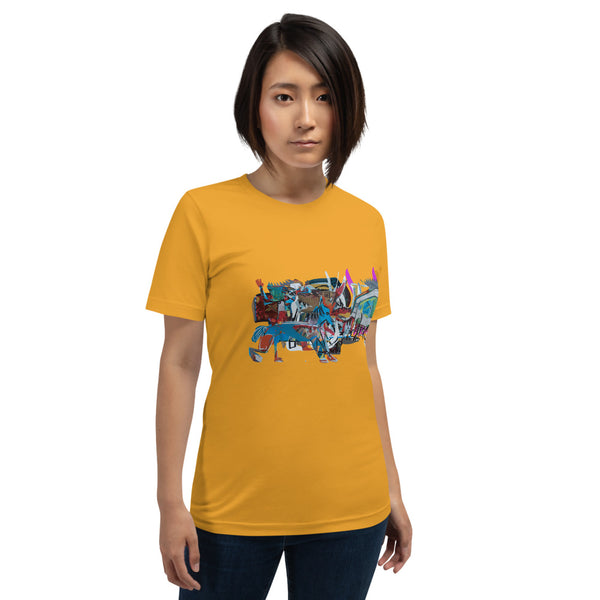 Beautiful and WIld no.17 - David Hinnebusch Comix - Short-Sleeve Unisex T-Shirt