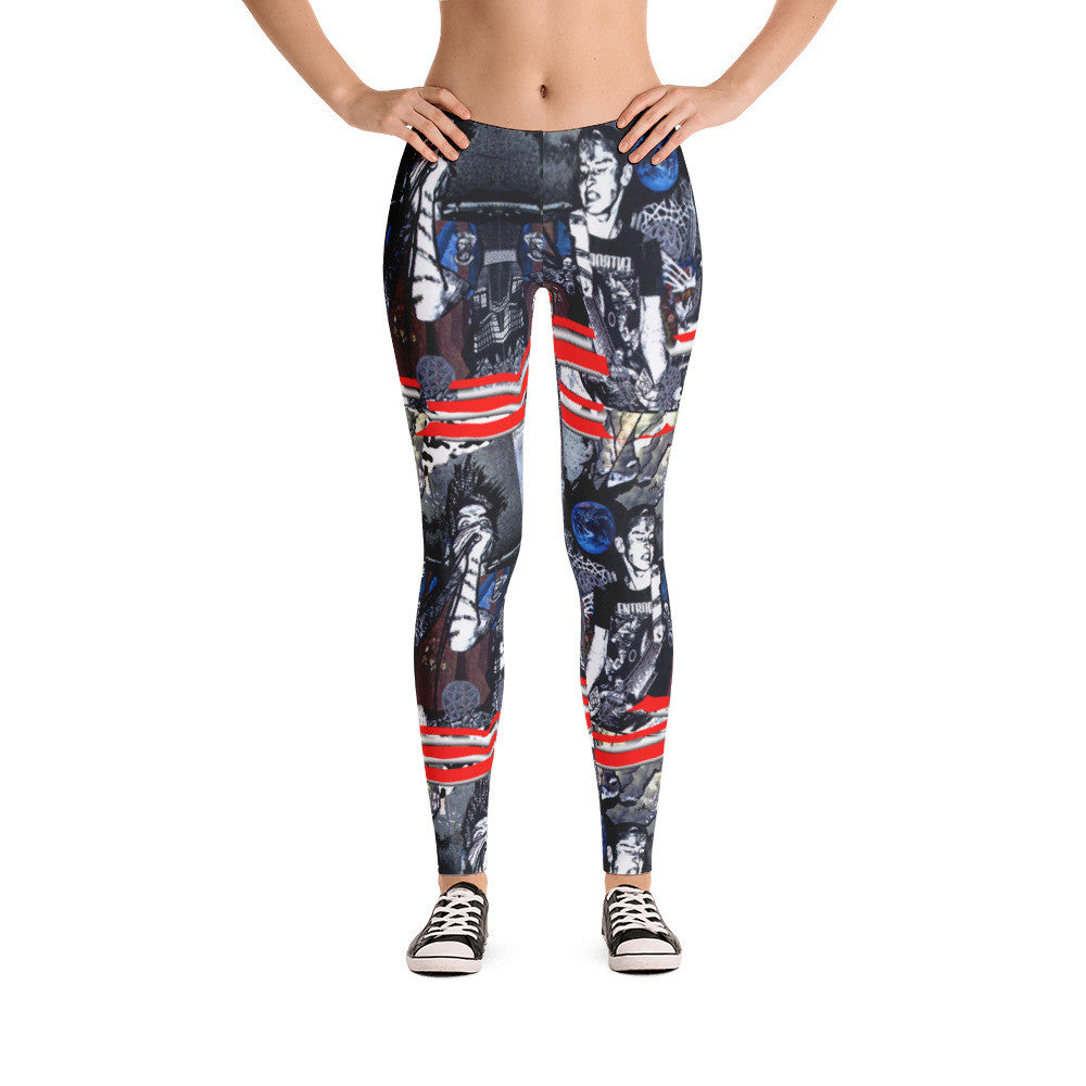 Entropy Punk Rock Leggings - Hinneline Designs