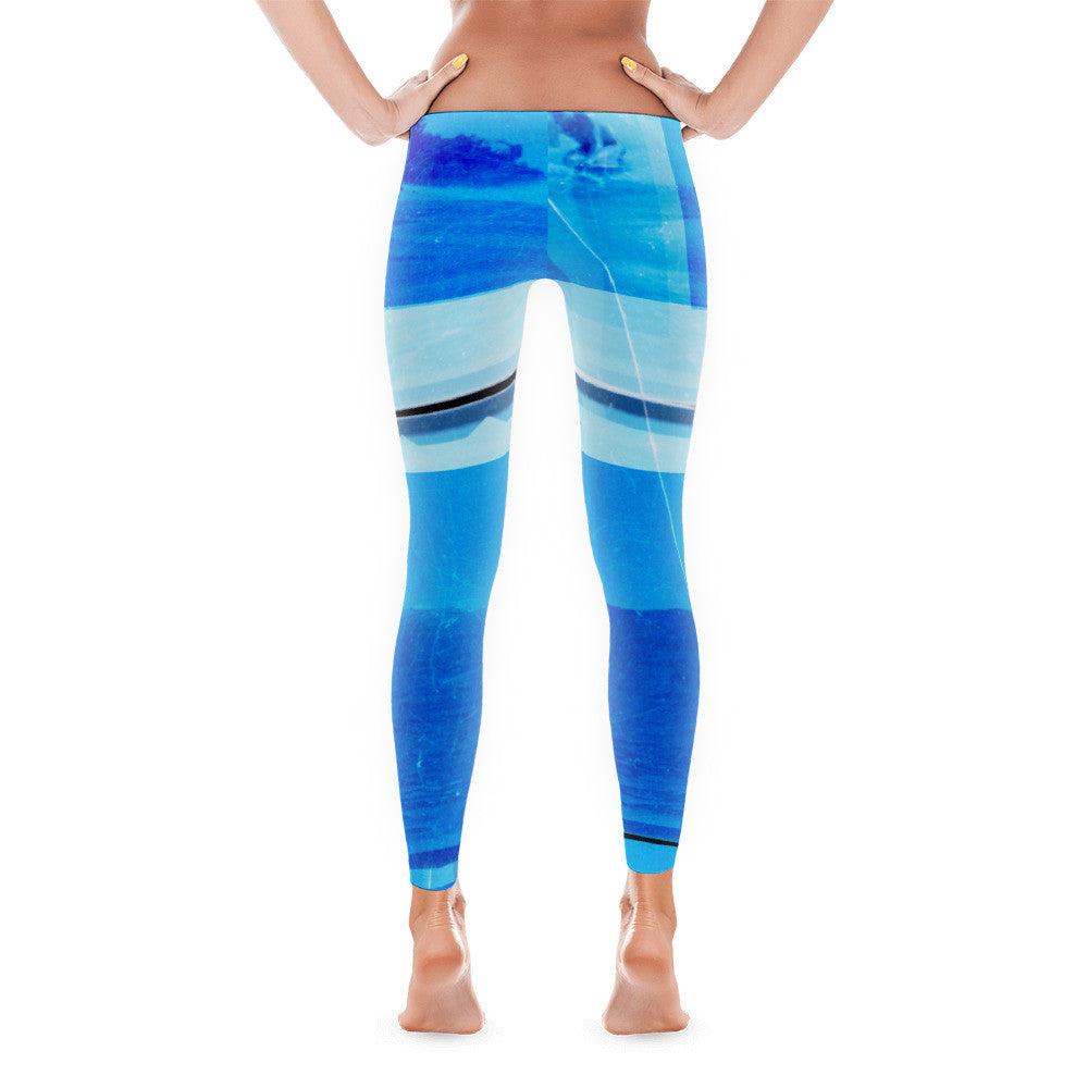 Paradise Cove 1976 - David Hinnebusch Artworks - Leggings