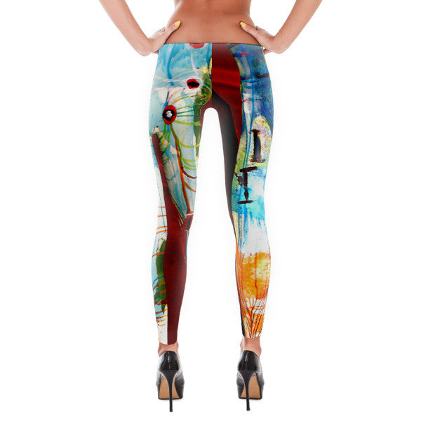 Black Dots - Hinne-quin Mannequins - Hinneline Designs - Leggings