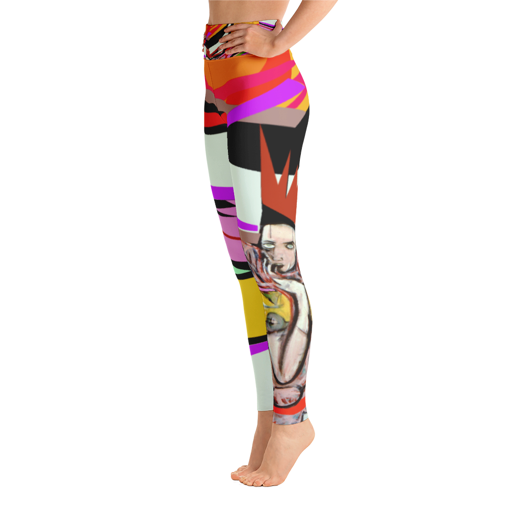 On the Tan Hat Yoga Mat - Hinneline Leggings